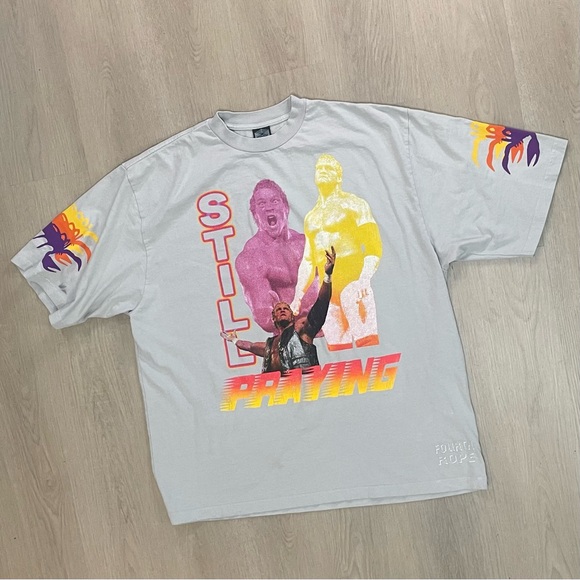 Fourth Rope (Westside Gunn) Sid Vicious / Sycho Syd Still Praying Tee “Grey” - Picture 1 of 7